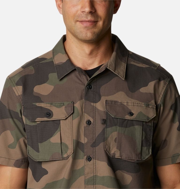 Columbia Wallowa Novelty Kort Sleeve Skjorte Herre Camouflage | 96023A