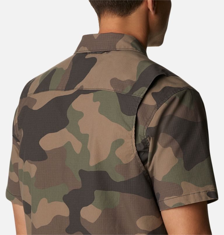 Columbia Wallowa Novelty Kort Sleeve Skjorte Herre Camouflage | 96023A