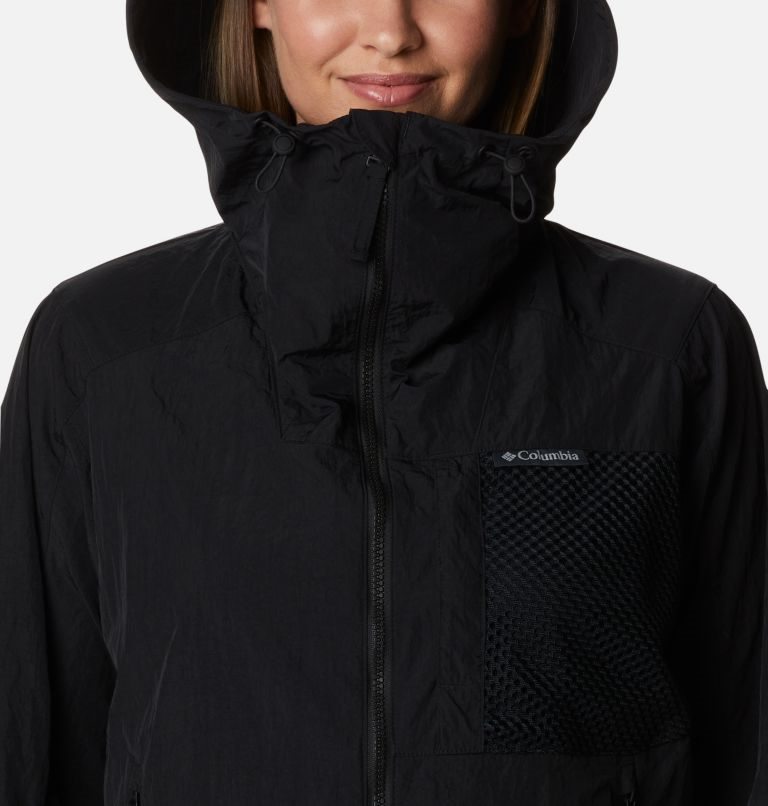 Columbia Wallowa Park Novelty Windbreaker Jakke Dame Svarte | 61387I