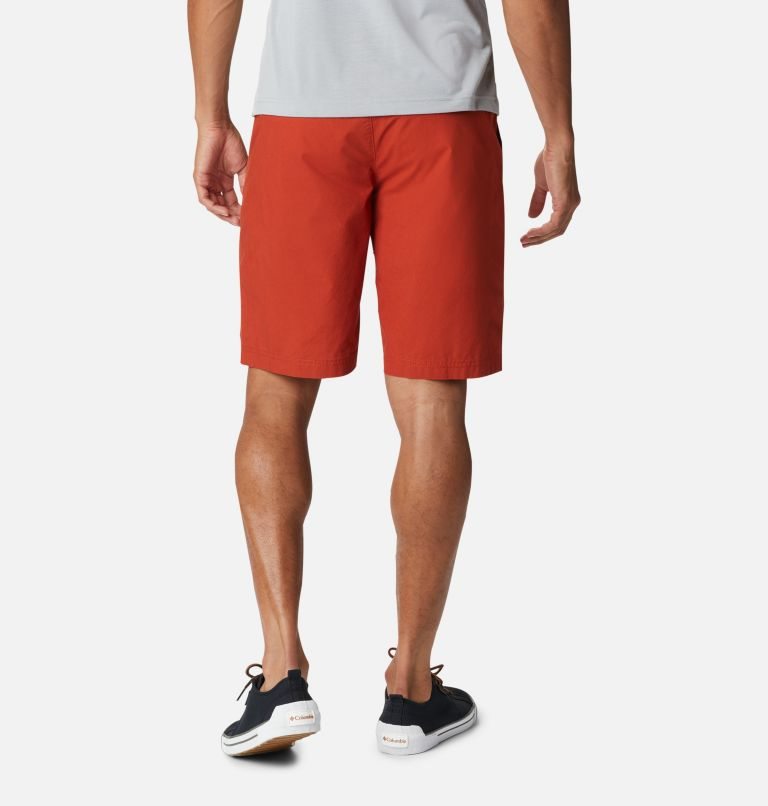 Columbia Washed Out Shorts Herre Oransje | 76843S