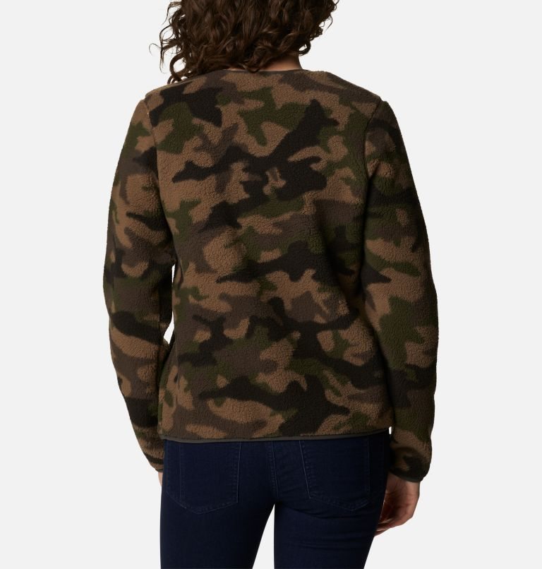 Columbia West Bend Fleece Crew Gensere Dame Camouflage | 38457P