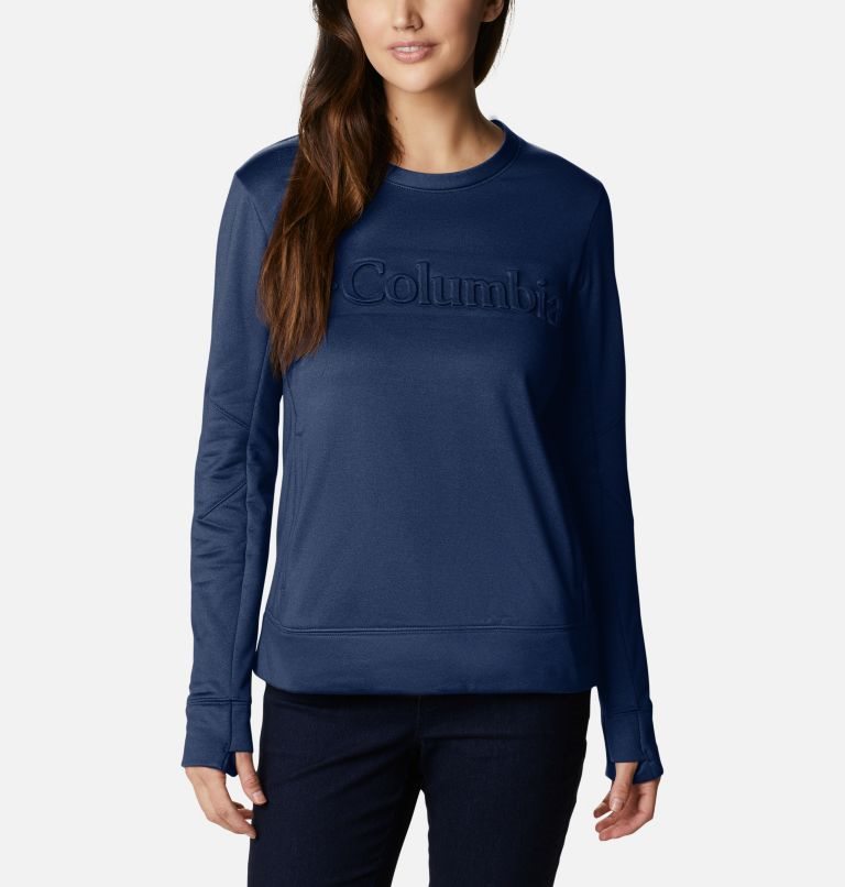 Columbia Windgates Tech Fleece Gensere Dame Marineblå | 41650N