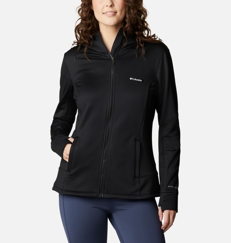 Columbia Windgates Tech Full Zip Fleecejakker Dame Svarte | 28750E