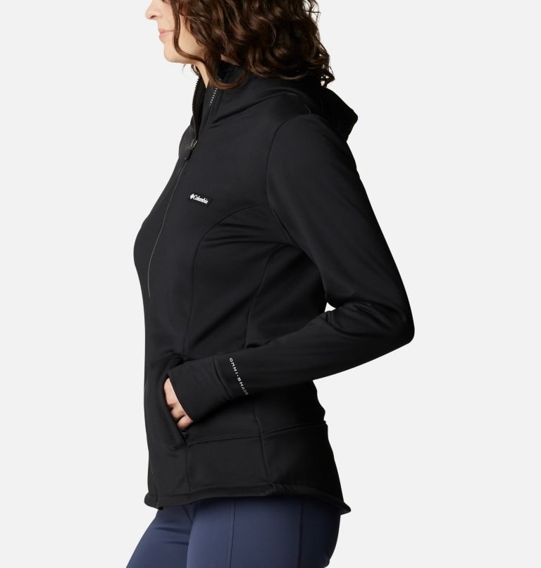 Columbia Windgates Tech Full Zip Fleecejakker Dame Svarte | 40956D