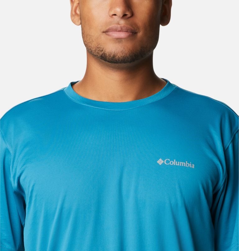 Columbia Zero Ice Cirro-Cool Kort Sleeve T-skjorte Herre Blå | 17895T